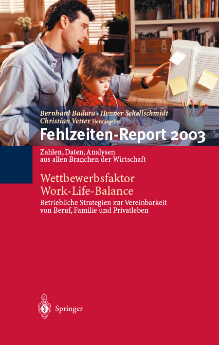 Cover der WIdO-Publikation Fehlzeiten-Report 2003